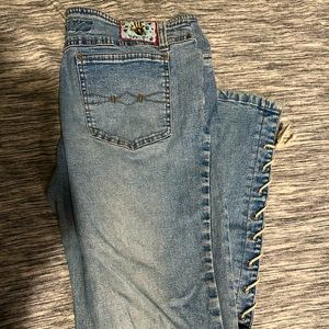 Vintage Y2K Mudd lace up jeans